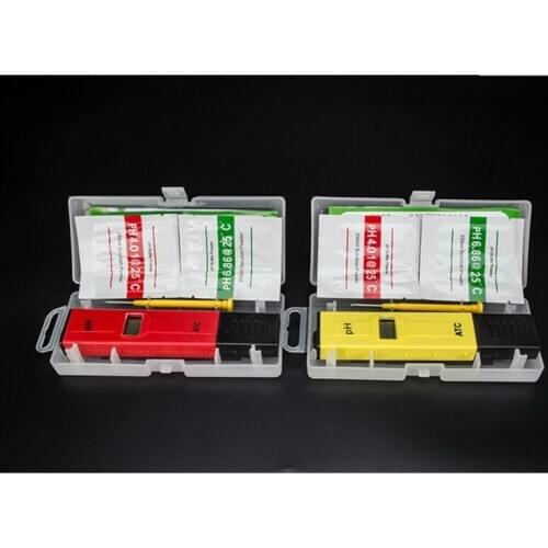 Quevina 100pcs high precision with ATC 0.01 Lab Chemistry Tester Pocket Pen Water PH Meter Digital for Test Secure Liquid Water