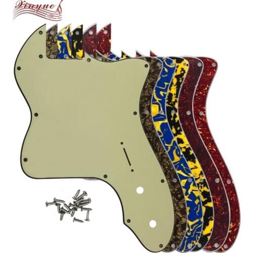 Pleroo Guitar Parts For 13 holes ONS FD DIY Klassieke Tele Gitaar Slagplaat Zonder Pickup Guitar pickguard Scratch Plate