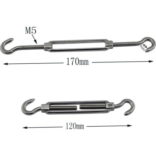 1set Stainless Steel Sun Sail Shade Shade Sail Canopy Fixing Fittings Accessory Kit Safety Sun Canopy Fixing Home Accessories