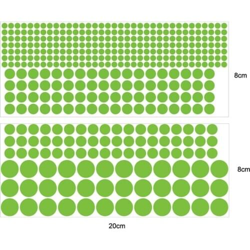 407pcs Glow in the Round Dot Dark Star moon Stickers Luminous Wall Stickers Like Star In The Night Romantic Party Birthday