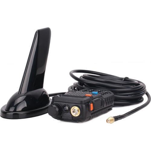 ABBREE Shark Fin SMA-Female Dual Band Antenna for BaoFeng UV-5R BF-888S UV-82 UV-9R Plus Wouxun TYT Walkie Talkie