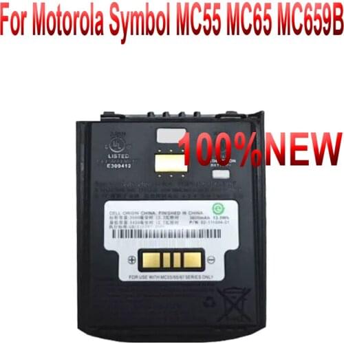 For zebra for Motorola Symbol MC55 MC65 MC659B MC5590 MC55A0 High Capacity Extended (82-111094-01, 3.7V, 3600mAh) Battery