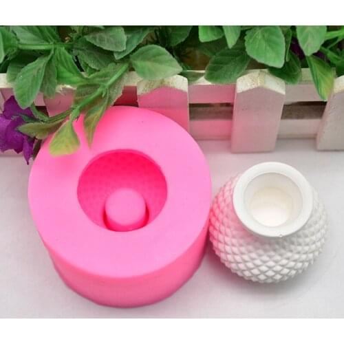DIY baking mold 3D vase modeling cake turning sugar decoration chocolate silicone mold