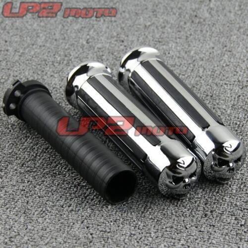 For HONDA Steed400 600 VT600 Motorcycle skull HANDLEBAR GEL HAND GRIPS