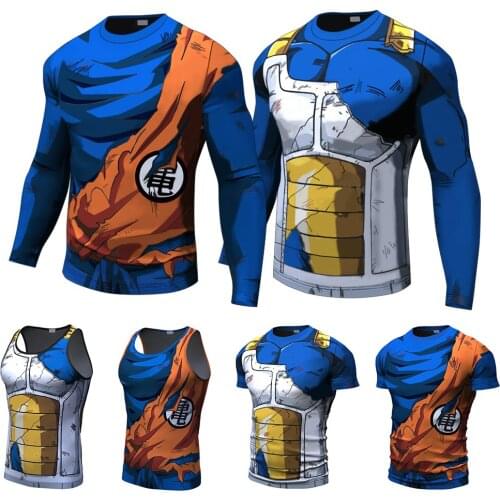 Harajuku Cosplay Anime character T shirts Men Compression Shirts Anime Short Sleeve T-shirt Fitness Tops Cool Funny Fitness