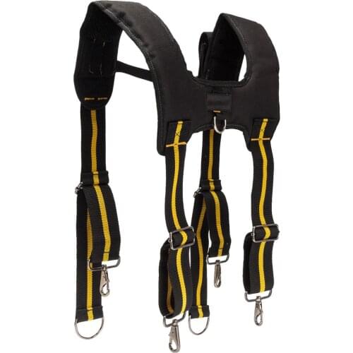 H-type Engineering tool belt bag to lighten waist load safe multifunctional tooling harness Heavy Duty Work Tool belt Suspender