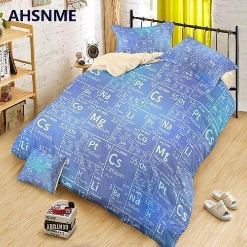 AHSNME Physical Quilt Cover Set Chemistry Duvet Cover Children Boys Girls Bedding Sets Customize Design Dropshipping