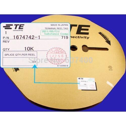 1674742-1 CONN TAB CONTACT TIN CRIMP terminals TYCO TERMINALS TE Connectors AMP connectors terminals 100% new and original parts