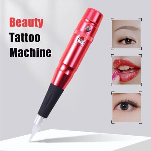 Permanent Makeup Machine Beauty Tattoo Pen Eyeliner Tools Tattoo Machine Pen Style Accessories for Tattoo Eyebrow Lip