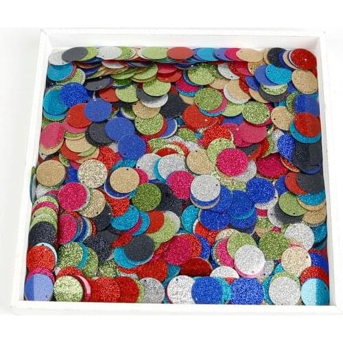 Fashion Shine Loose Sequins Multicolor Bright Sequin Round Pailletten Charms for DIY Craft Earring Making Garment Accessories