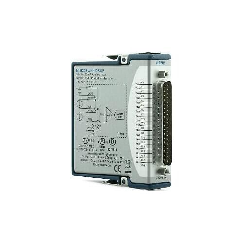 NI 9208 Current Load Module 16 Channel 780968-01 (contact us to get VIP price)