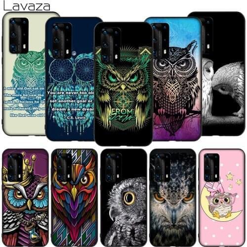 Lavaza K12 Animal Owl Soft Case for Huawei Mate Nova 2 2i 3 3i 4E 5 5i 5T Smart 6 7 10 20 30 SE Pro Lite