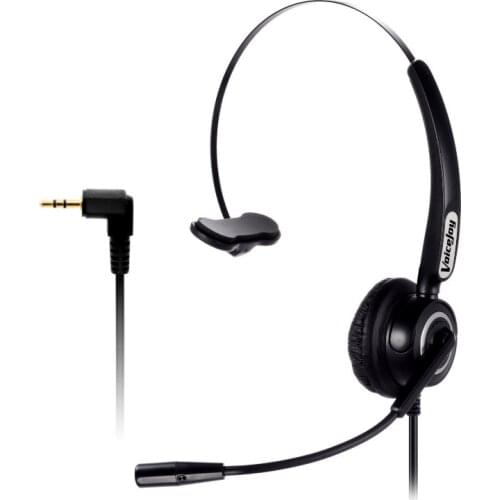 NEW Professional monaural call center telephones headset phone headphones with 2.5mm jack plug,RJ9/RJ11 plug optional