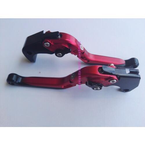 New motorcycle motorbike CNC Foldable Extendable brake&Clutch Levers Red For Suzuki Maruti GSX-R600 GSXR600 GSXR 600 2004 2005