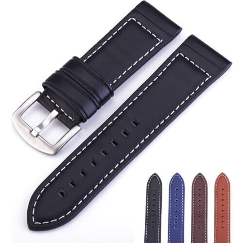 New Genuine Leather Strap 20mm 22mm High Quality Replacement For Samsung Galaxy Watch 46mm Straps Watchband Bracelet Accessories