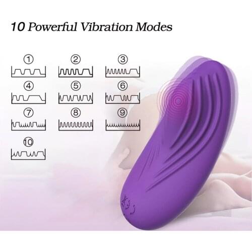 Wearable Vibrator For Clitoris Stimulation Strong Vibration Portable G-Spot Stimulating Vagina Massager Soft Silicone Adult Toys