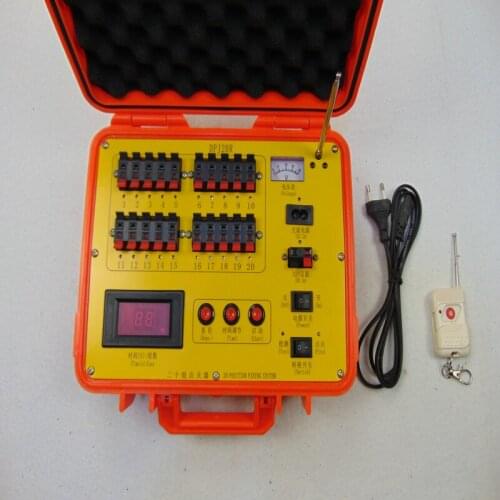 DPJ20R Remote Control 110V 220V 20 Channel Fireworks Receiver DMX Electric Eire Professional Stage LED Smart Switch Wedding