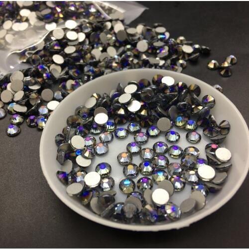 Topstone Ghost Light Non Hotfix Rhinestones Flatback Glass Crystals 3d Nail Art Decorations For DIY Beauty hats,clothing