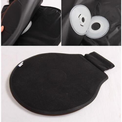 Dark Brown Non-slip Car Seat Revolving Rotating Cushion Memory Swivel Foam Mobility Aid Seat Cushion in Chair Tie On Pad