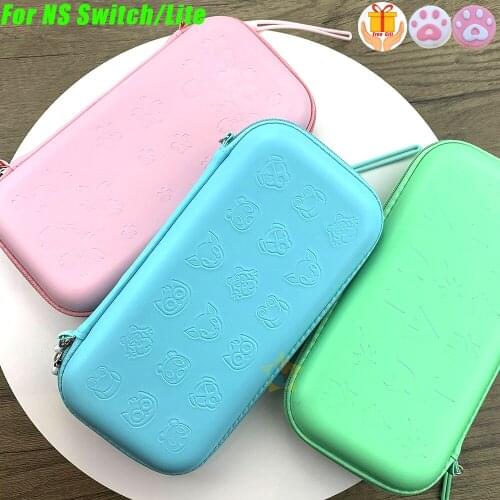 Cherry blossoms Pink For Switch Storage Bag Waterproof PU Hard Cover Shell NS Carrying Case Box For Nintendo Switch Lite