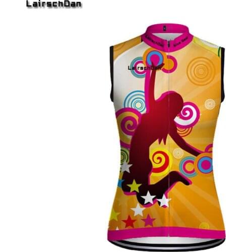 LairschDan Maglia Ciclismo Donna Smanicata 2021 Summer Ladys Cycling Jersey Mtb Bike Vest Breathable Bicycle Sleeveless Clothes