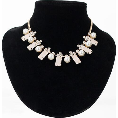 YFJEWE Women Unique Charming Gold Color Chain Necklace Crystal Necklace Statement zircon Necklace Bohemian Jewelry #N024