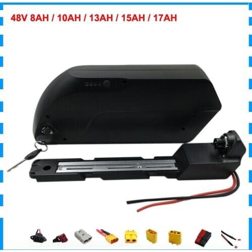 1000W 48V 15AH 17AH Lithium Down Tube Battery 48 V 10AH 13AH Electric Bike bicycle Battery Pack with USB port Free customs fee