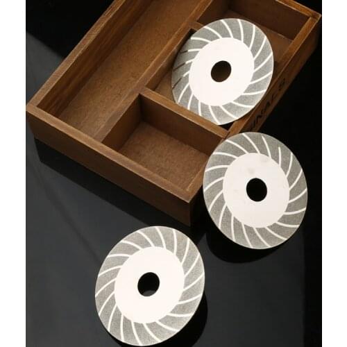 5Pcs 100mm 4" Electroplated Diamond Cutting Grinding Cut-Off Saw Blade Wheel Discs for Angle Grinder Rotary Power Tools Grit 120