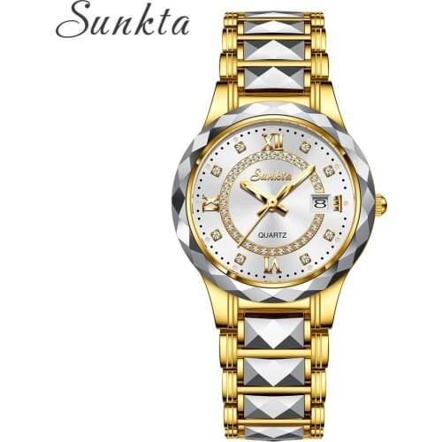 LIGE Women Watch Sunkta Watches Woman Dress Bracelet Wrist Watch Ladies Clocks Top Brand Hour Luxury Waterproof Quartz Watch+Box