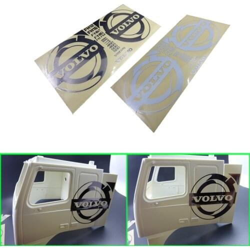 Side Decorative Stickers Suit for 1/14 Tamiya RC Truck Trailer Tipper Volvo FH12 FH16 56360 Car Diy Parts