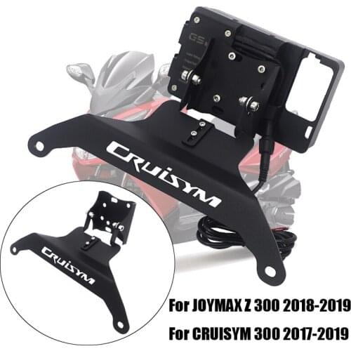 Motorcycle GPS Phone Stand Bracket Holder Navigation Bar For SYM JOYMAX Z 300 2018-2019 CRUISYM 300 2017 2018 2019 Accessories