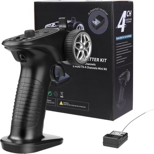 GA-4H-TX Remote Control Fast Response Waterproof Receiver Radio Transmitter Remote Controller With Receiver For RC Car Boat