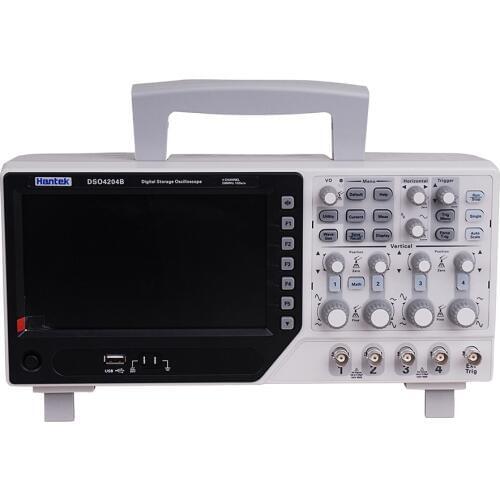 Hantek DSO4204B Original 4CH Oszilloscope 1GS/s EXT DVM PC LDC Display Auto Bereich Function 200MHz DE shipping
