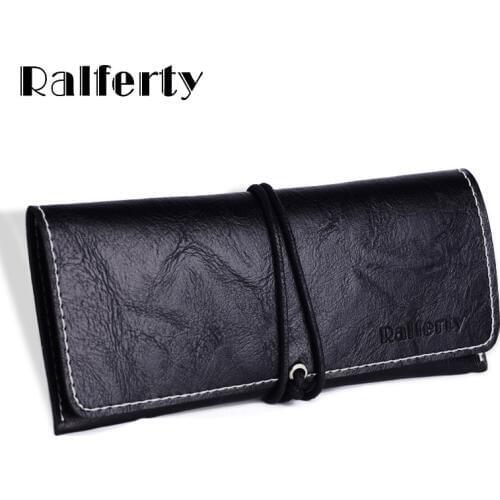 Ralferty PU Leather Sunglasses Pouch, Black Brand Glasses Box Quality Spectacles Cases Glasses Eyewear Accessories