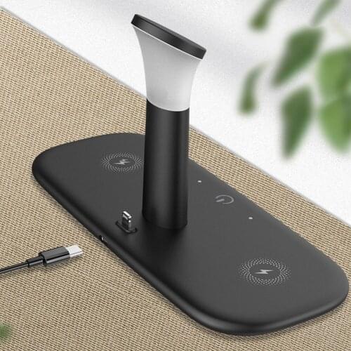 Small Night Light Five-in-one Wireless Charger For Home15w Wireless Charger Suitable For Apple Mobile Phone Watch Headset