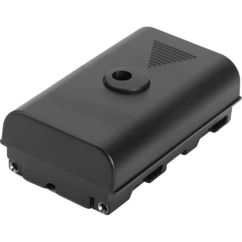 Mini DC Power Adapter Dummy Battery Replacement Adapter Full Decoding No Error Prompt Dexterous for Fill Light Black