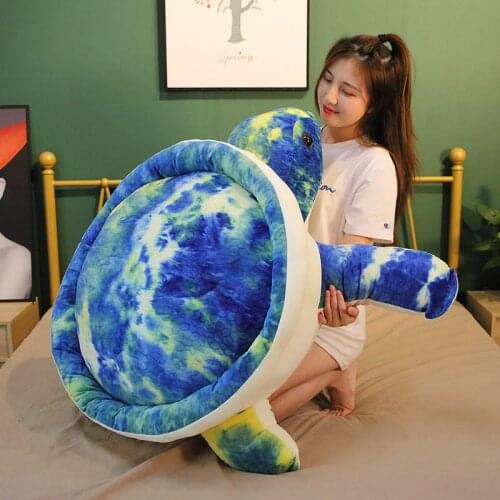 Cartoon Sea Turtle Plush Toys Baby Cloth Animals Doll Cushion BedRoom Decor Sleeping Pillow Children Birthday Gift
