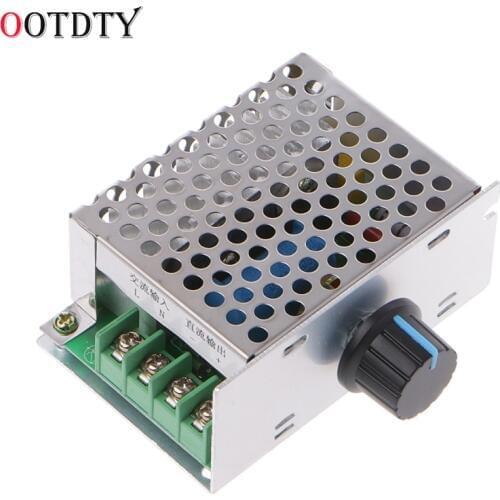 OOTDTY AC Input 220V DC Output 10-210V PWM 220V DC Brush Motor Speed Controller