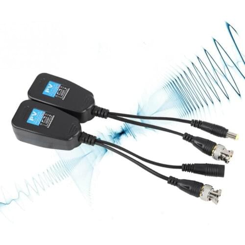 HD DC Passive Coaxial Cat5 BNC Connector Twisted Accessories Transceiver BNC UTP CCTV Video Balun for HD AHD TVI CVI CVBS Camera