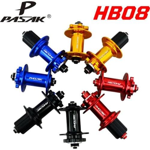 PASAK MTB Hub NBK 4 Sealed Bearing Hub 24/28/32 Holes Mountain Bike Hub Disc brake Aluminum alloy Bicycle Hub 8/9/10/11/12Speed