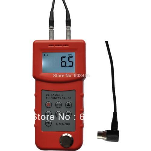 Precise Ultrasonic Thickness Gauge,Metal Thickness Meter UM6700,can testing many ultrasonic wave well-conductive materials