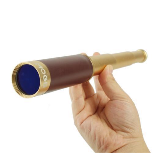 MOGE Pirates Vintage Telescopic 25x30 Pocket Monocular Pirates Mirror Bags Gift Telescope