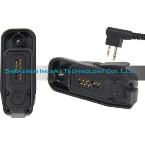 VOIONAIR 2pcs/lot Connector Audio Headset Adapter for Motorola XPR6350 XPR6380 XPR6550 XIR P8268