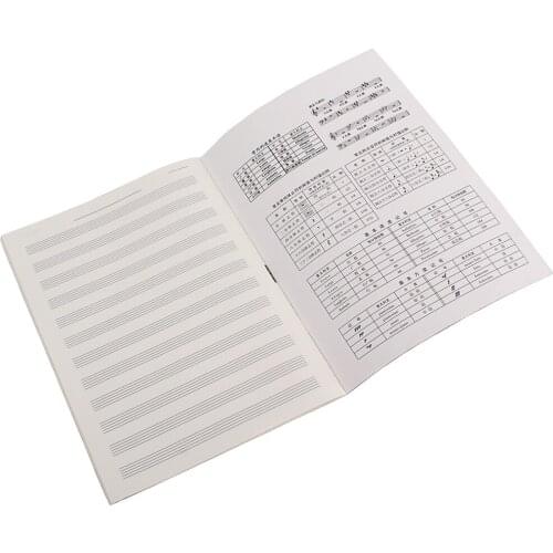 MagiDeal Five Lines Music Notes Notebook Music Tab Staff Stave Notebook