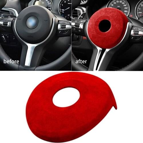 1PC For BMW F Chassis 1 2 3 4 Series Airbag Decoration Wine Red High Quality New Practical