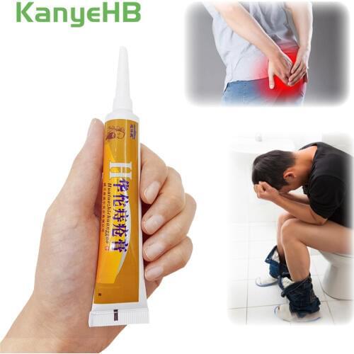 1pcs Internal & External Hemorrhoid Cream Chinese Medical Herbal Ointment Crack Anal Fissure Pain Relieving Medical Plaster S021