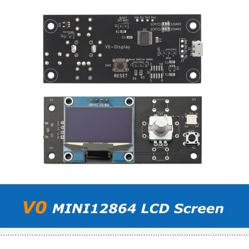 1pc 3D Printer Board Parts Ultimaker 2 3D Printer OLED Screen + UM2 LCD Control Panel Board With 2pcs FCC Cable