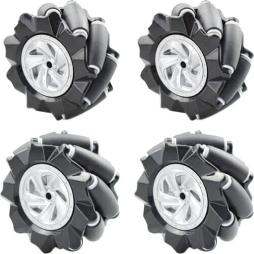 10KG Load Mecanum Wheel Omni Tires with TT/Legos/4mm/6mm Hubs for Arduino STM32 DIY STEM Toy Parts
