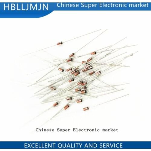 100pcs 1/2W Zener diode DO-35 BZX55C2V2 2V 2.2/2.4/2.7/3/3.3/3.6/3.9/4.3/4.7/5.1/5.6/6.2/6.8/7.5/8.2/9.1/V 10V 11V 12V 13V 15V