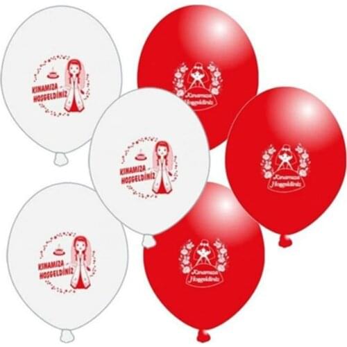 20 pcs Balloon henna Night Party Celebration Kınamıza Welcome To wedding bride mariage хна henna